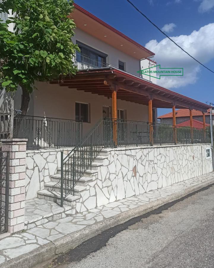 Elatos Boutique Mountainhouse Villa Karpenisi ภายนอก รูปภาพ