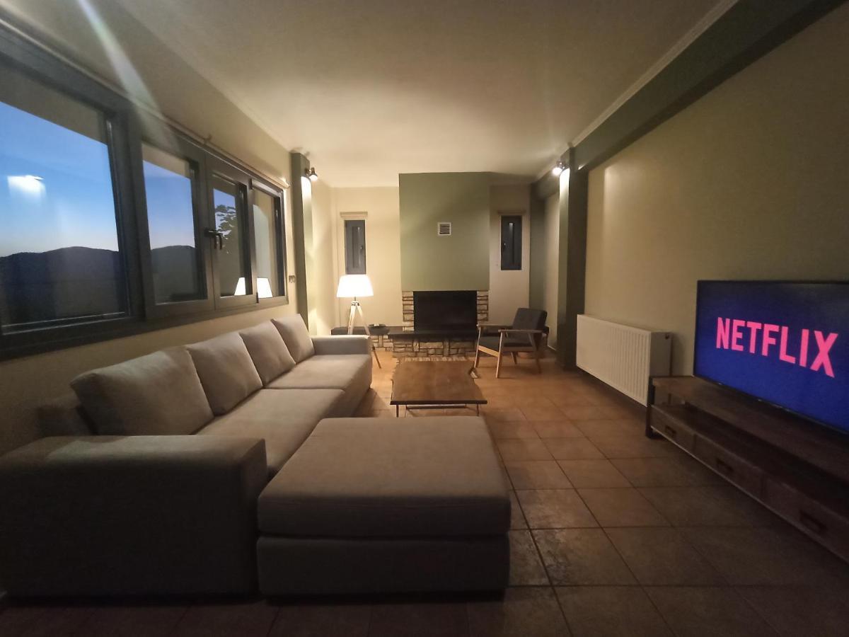 Elatos Boutique Mountainhouse Villa Karpenisi ภายนอก รูปภาพ