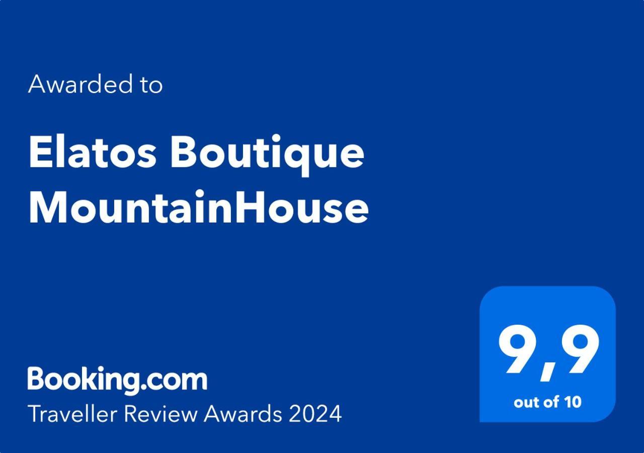 Elatos Boutique Mountainhouse Villa Karpenisi ภายนอก รูปภาพ